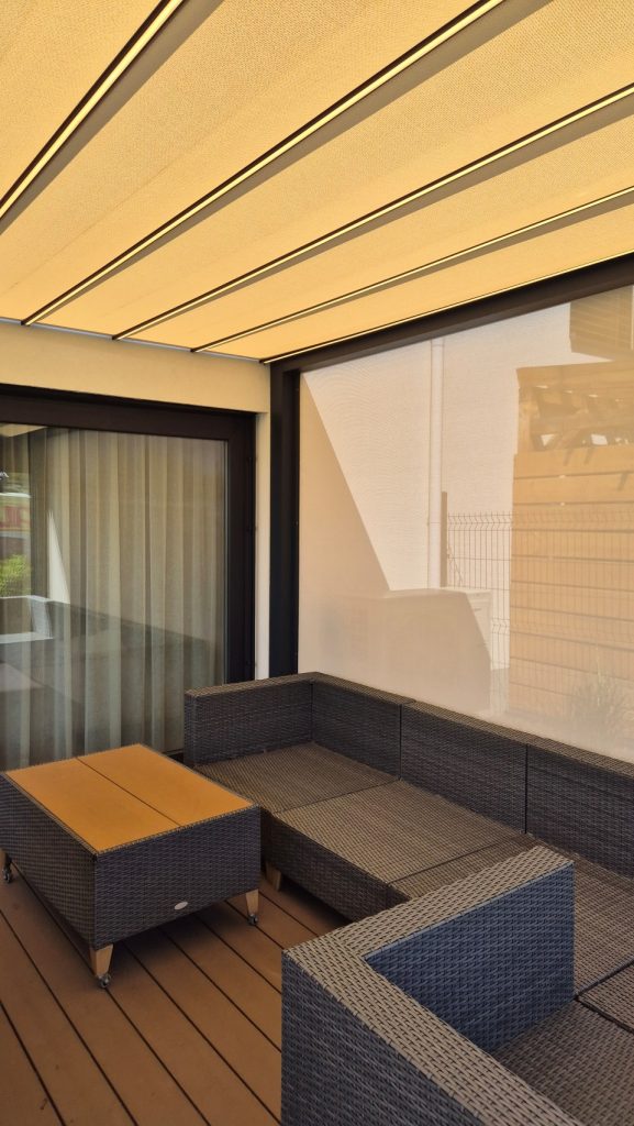 01-02 Sunpro Pergola tekstylna baldachim