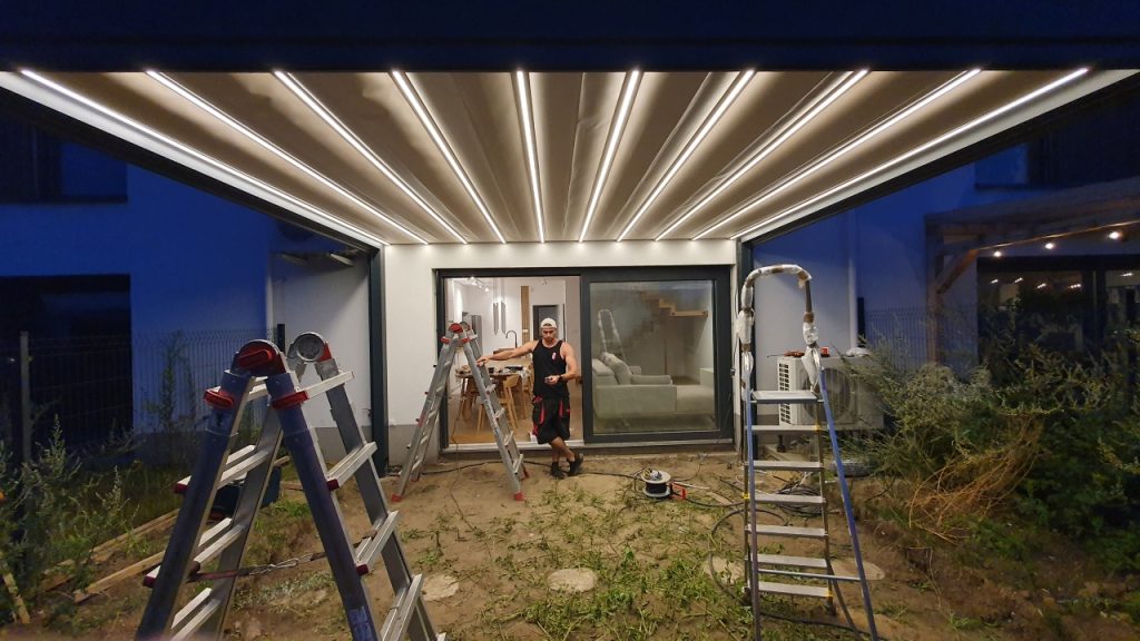 03-01 Sunpro Pergola tekstylna baldachim
